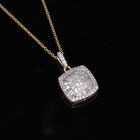 Art-déco Diamant Anhänger mit Kette- 0,50 ct. image number 1