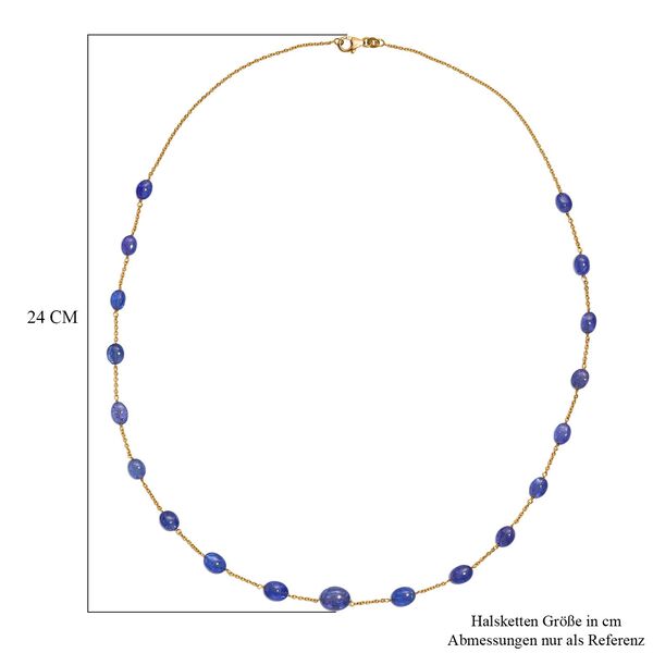 AA Tansanit Halskette, 60cm - 45 ct. image number 6