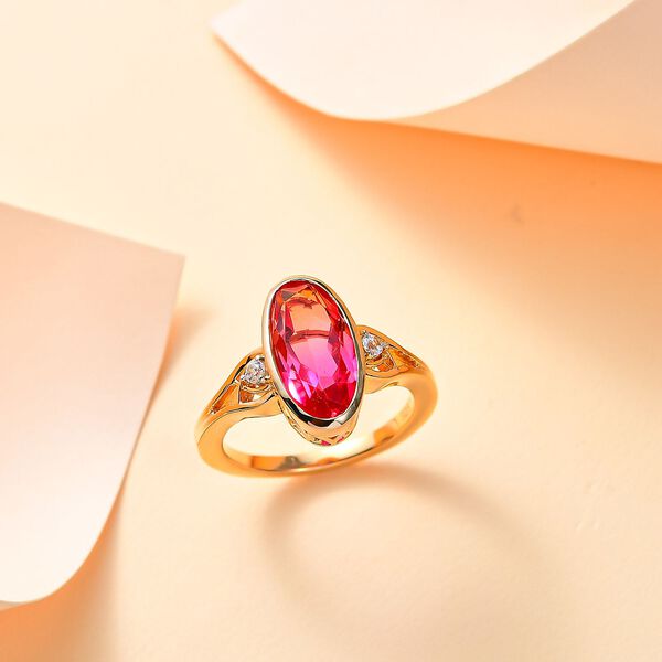 Sunset Triplett Quarz Ring, ca. 3,62 ct. image number 2