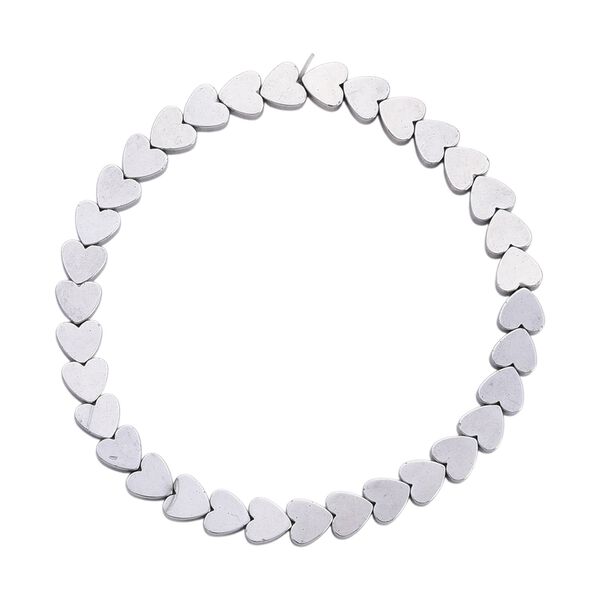 Silberbeschichteter H&auml;matit Schmuck Zubeh&ouml;r  ca. 301,50 ct. image number 4