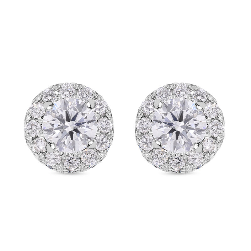 IGI zertifizierte SI G-H Labor-Diamant-Ohrringe - 1 ct. image number 0