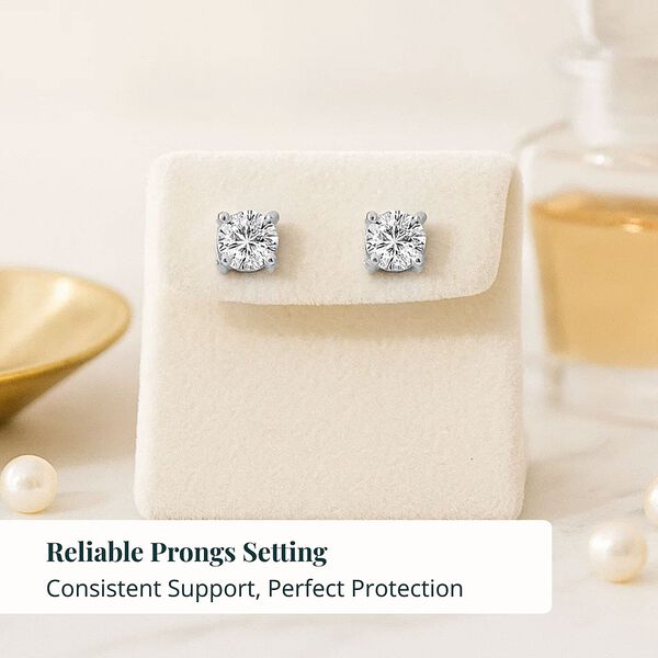 LUXURIANT DIAMOND - Lab Grown Diamant SI-G Ohrringe 925 Silber Rhodiniert ca. 0,25 ct. image number 5