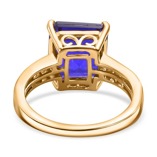 Tansanit-Farbe Quarz und Topas Ring - 5,88 ct. image number 6