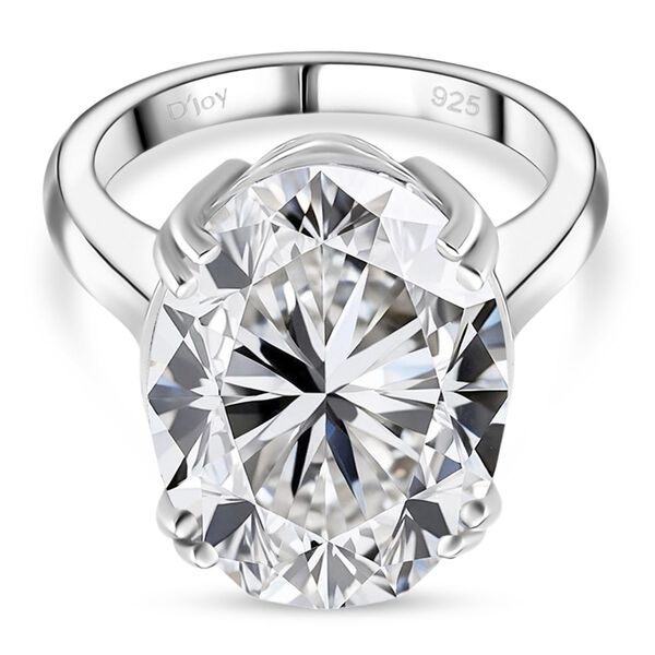 D'Joy Moissanit Ring und Anh&auml;nger mit 45 cm langer Kette image number 8