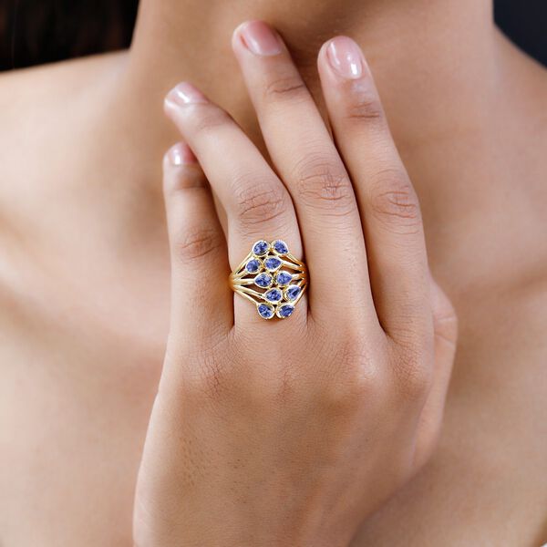 Tansanit Cocktail Ring - 1,57 ct. image number 3