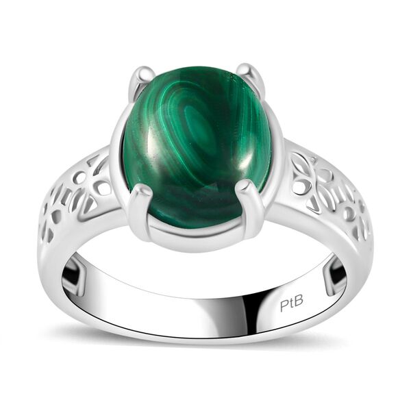 2er-Set - Malachit Ringe - 14 ct. image number 5