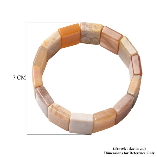 Fossil Korallen-Armband, 16,5 cm image number 2