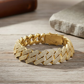 Wei&szlig;er Kristall Armband ca. 18.5 cm Std Gelb