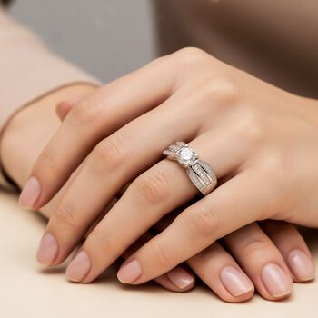 LUSTRO STELLA wei&szlig;er Zirkonia Ring