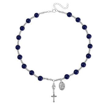Lapislazuli Halskette, 45+5 cm - 180 ct.