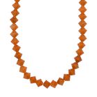 Rotes Aventurin Halskette ca. 50 cm Nickelfreies Messing platiniert ca. 1,55 ct.