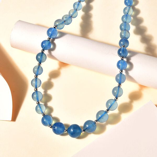 Aquamarin Halskette, 45 cm - 175 ct. image number 2