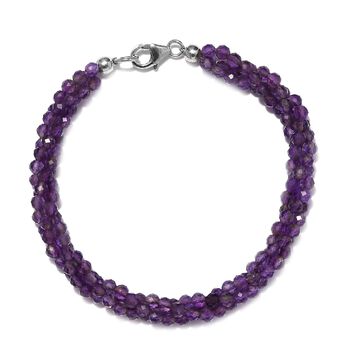 Amethyst Armband ca. 19 cm Lange 925 Silber ca. 35.78 ct