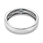 AAA Premium Grandidierit Ring 925 Silber platiniert (Größe 20.00) ca. 0.12 ct image number 5