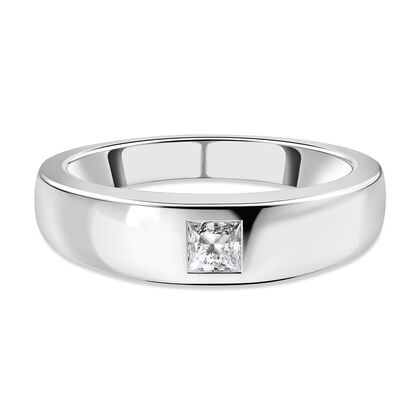 RHAPSODY Diamant Band-Ring, zertifiziert VS E-F, 950 Platin (Größe 17.75) ca. 0,14 ct