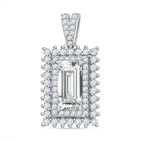 Moissanit Anhänger - 2,89 ct.