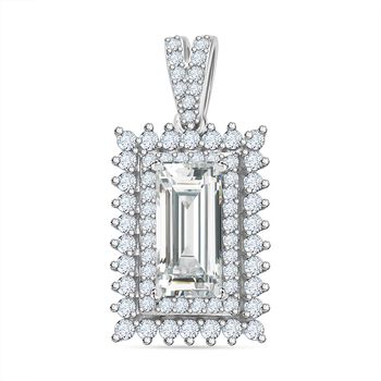 Moissanit Anh&auml;nger - 2,89 ct.