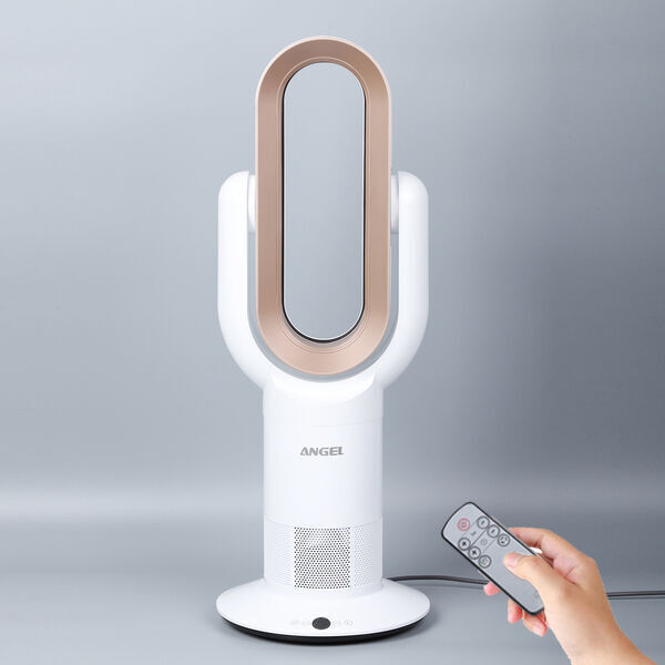 ANGEL: 3D-Ventilator ohne L&uuml;fterfl&uuml;gel, 72 cm hoch, Wei&szlig;-Ros&eacute;gold&nbsp;