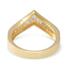 LUSTRO STELLA - Zirkonia Ring 925 Silber vergoldet  ca. 1,00 ct image number 3