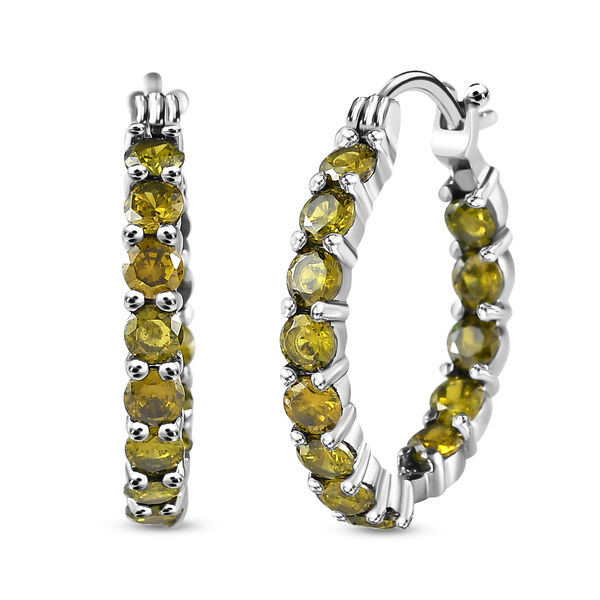 Peridot Zirkonia-Ohrringe, ca. 5.38 ct image number 0