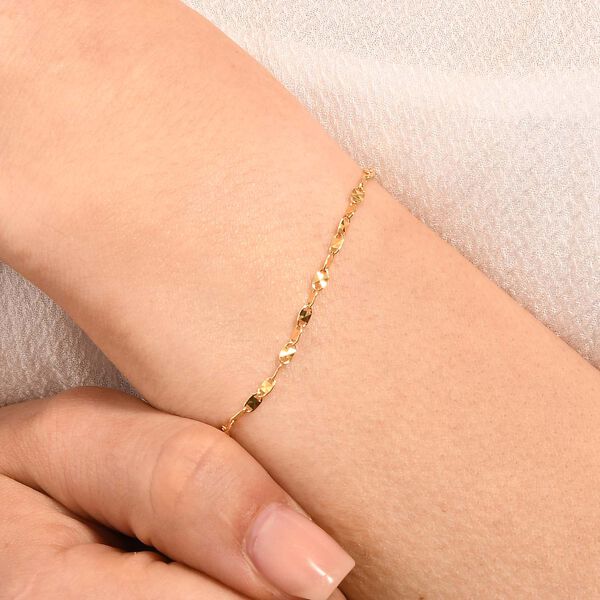 925 Silber ros&eacute;vergoldet Armband ca. 19 cm ca. 1,55g image number 1