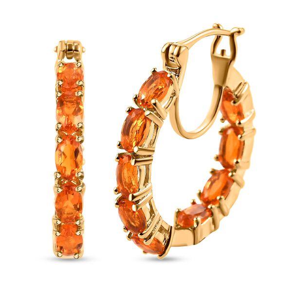 Salamanca Feueropal Inside-Out-Creolen - 2,81 ct. image number 4