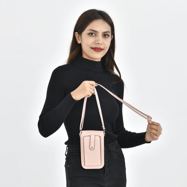 Crossbody Tasche mit RFID Schutz, Rosa image number 3