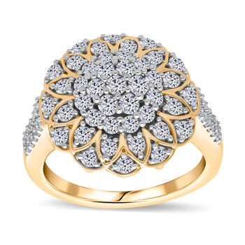 LUXURIANT SGL zertifizierter SI-GH Labor Diamant Ring - 1,33 ct.