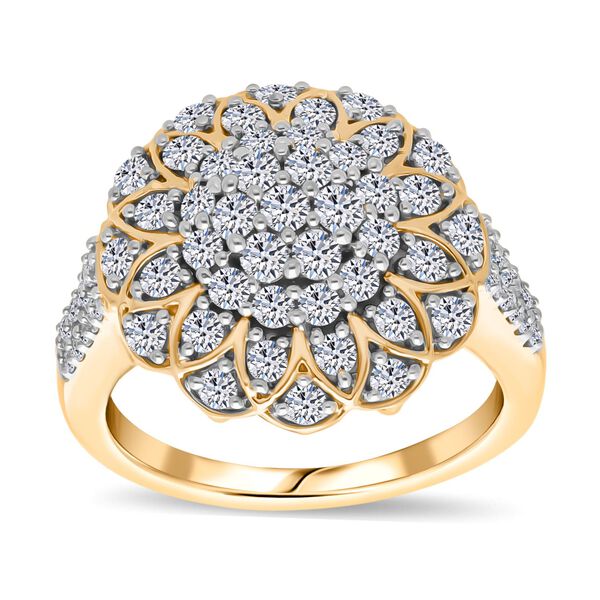 LUXURIANT SGL zertifizierter SI-GH Labor Diamant Ring - 1,33 ct. image number 3