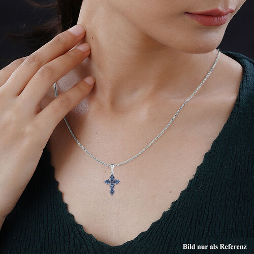 Blauer Diamant-Anhänger - 0,34 ct. image number 1