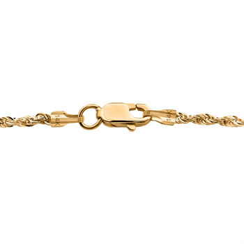 Seilkette in 585 Gold, 45cm - 1,50 Gramm