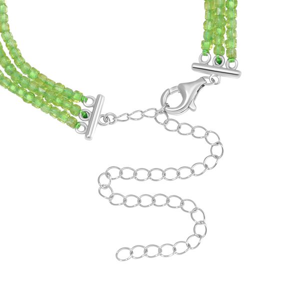 AA Nat&uuml;rliches Peridot 15+10 cm Armband - 24 ct. image number 4