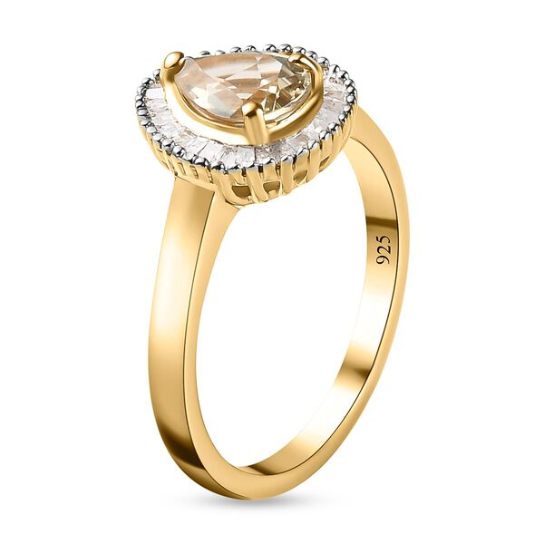 AAA Turkizit und Diamant-Ring - 1,44 ct. image number 5