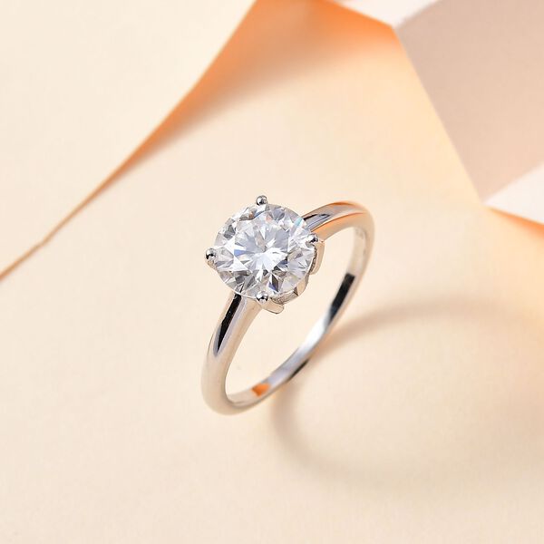 Moissanit Ring - 2,09 ct. image number 2