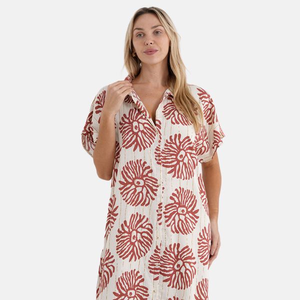  La Marey  woven long print  dresses image number 6