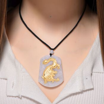 Wei&szlig;e Jade Halskette, Flexibles, 999 Gold ca. 140,00 ct.