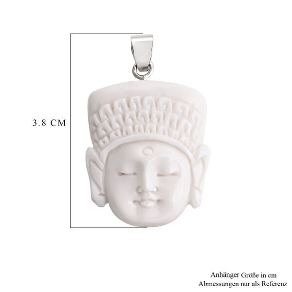 Ox Bone Anh&auml;nger 925 Silber ca. 21.91 ct image number 5