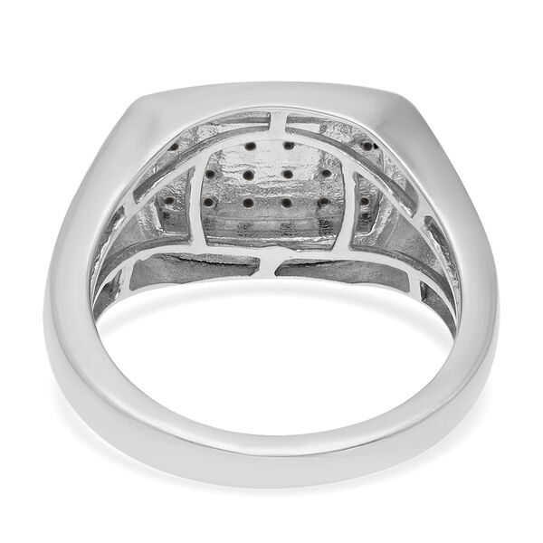 Schwarzer Diamant-Herrenring - 0,15 ct. image number 4