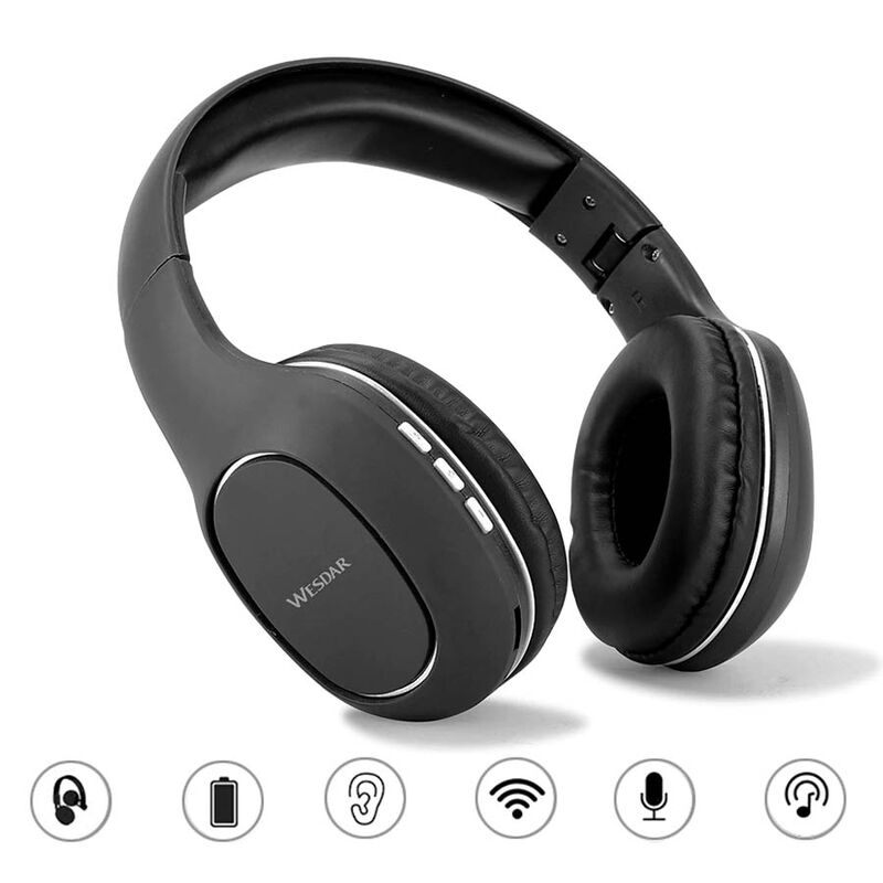 WESDAR - Bluetoothkopfhörer, Schwarz image number 0