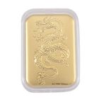 EXKLUSIVES GESCHENK 999er Goldbarren mit Drachen-Motiv, 10mg