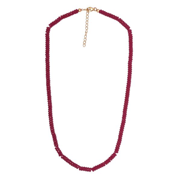 AAA afrikanische Rubin-Halskette, 45 cm - 141 ct. image number 7