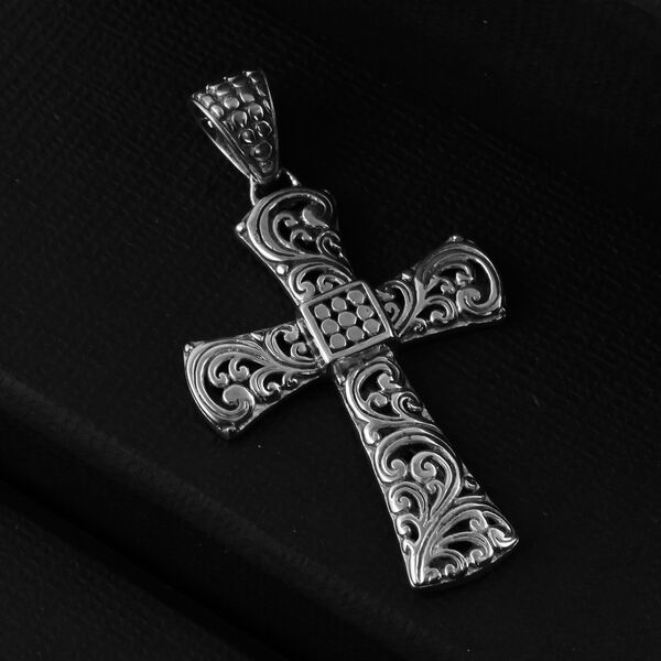 Royal Bali Kollektion - Kreuz Anh&auml;nger 925 Silber ca. 5,51g image number 2
