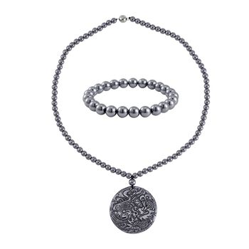 Terahertz Schmuckset 925 Silber rhodiniert