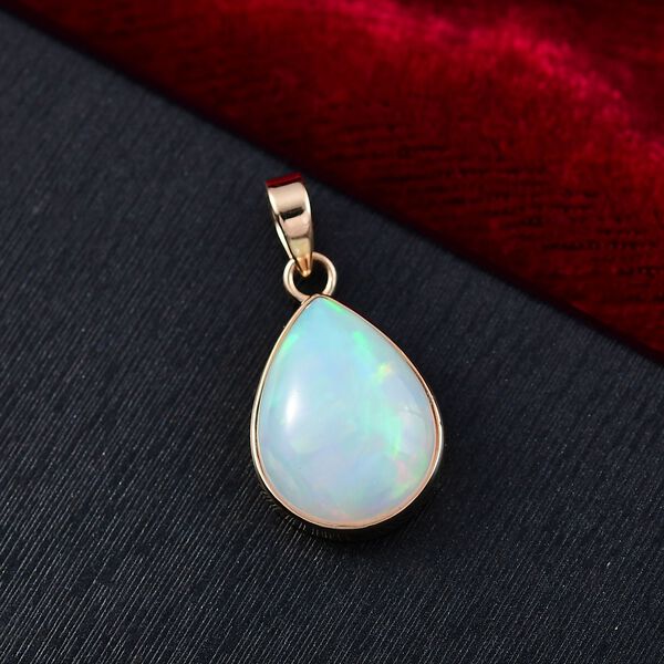AAA Natürlicher, äthiopischer Welo Opal Anhänger in 585 Gold - 5,10 ct. image number 1