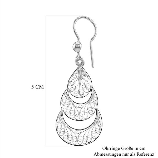 D'Joy Royal Bali- Tarakashi Ohrringe in 925 Silber image number 4