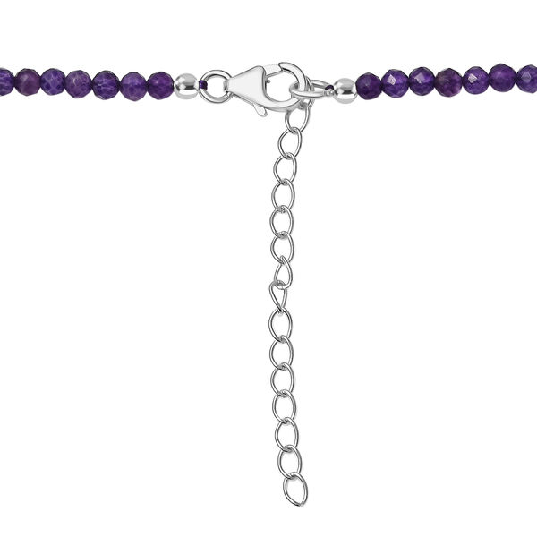 AA Afrikanischer Amethyst-Anh&auml;nger mit 45cm Kette - 62 ct. image number 5
