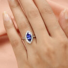 RHAPSODY AAAA Tansanit und Diamant VS E-F Ring 950 Platin  ca. 2,43 ct image number 2
