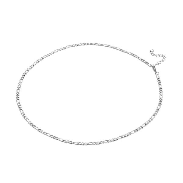 316L Edelstahl Figaro-Halskette, ca. 49.5 cm, ca. 10,00g image number 2