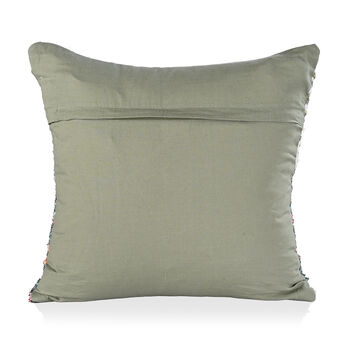 poly cortton woven digital tree printed rubbed cushion cover Size-45x45 cms Color- Multi