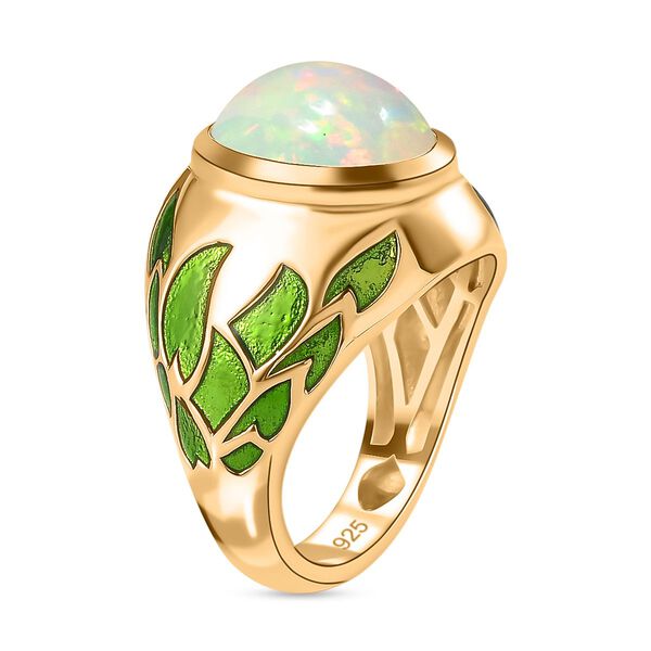 AA natürlicher, äthiopischer Welo Opal-Ring - 3,37 ct. image number 6